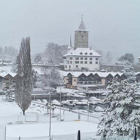 Ferienwohnung Ankerplatz Spiez Exterior foto