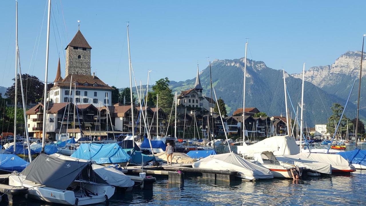 Ferienwohnung Ankerplatz Spiez Exterior foto